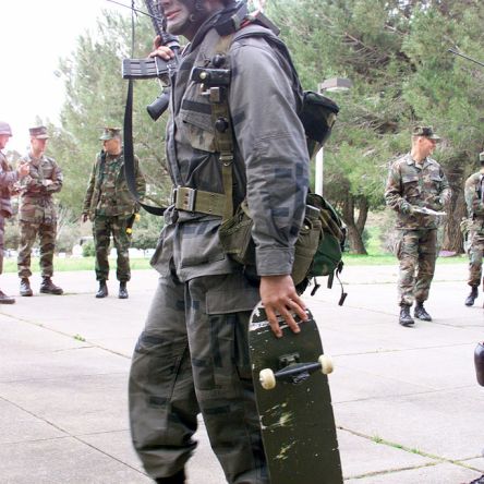 Military skateboard