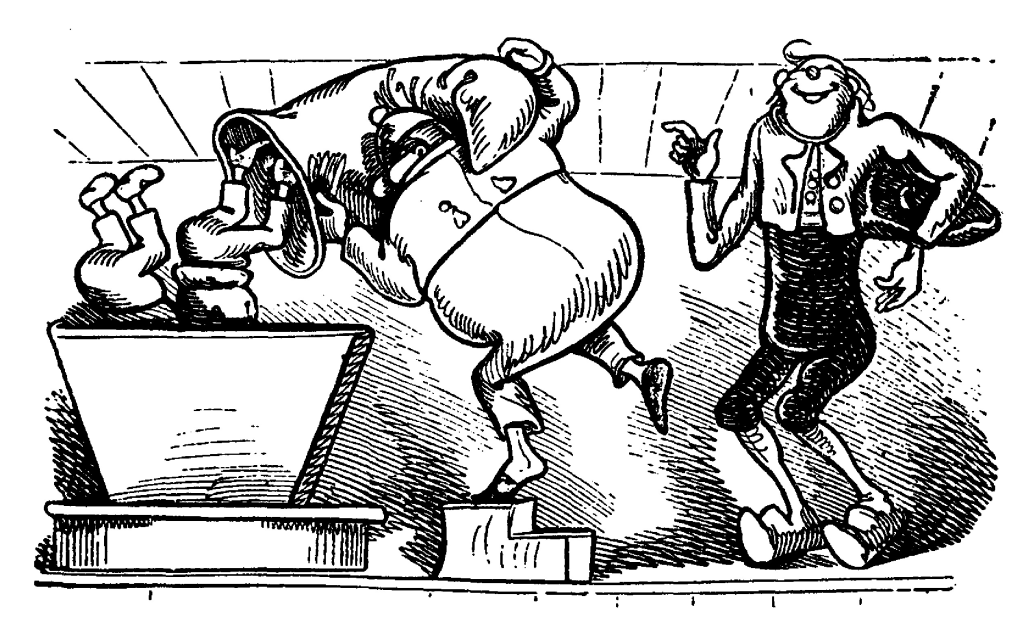 Max and Moritz go into the mill