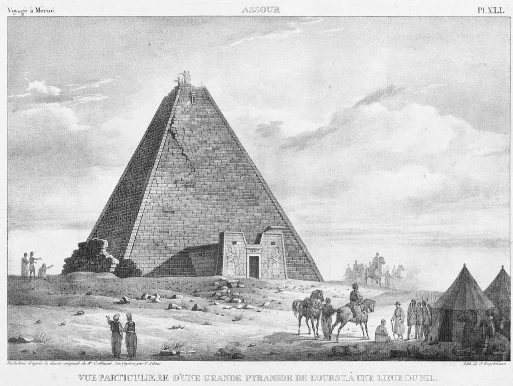 Illustration of of the Pyramid of Amanishakheto