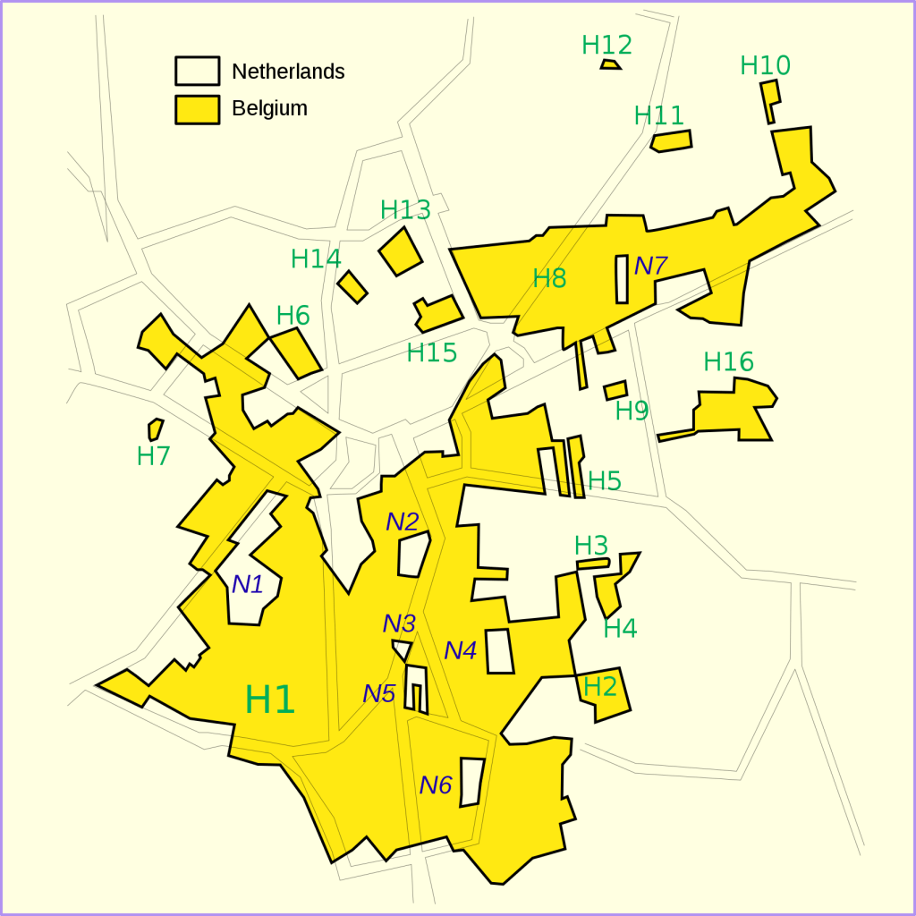 Baarle-Hertog / Baarle-Nassau borders