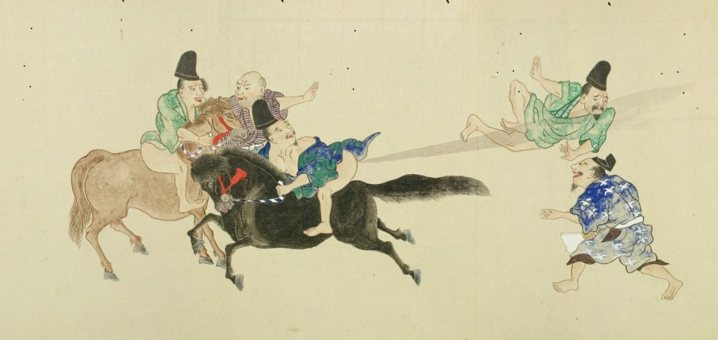 Farting from horseback