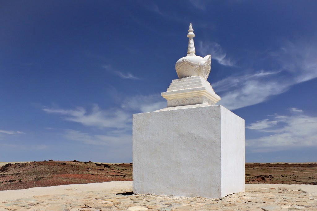 Stupa in the Gobi Desert