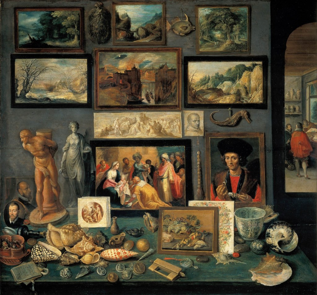 Frans Francken the Younger's painting "Kunst- und Raritätenkammer."