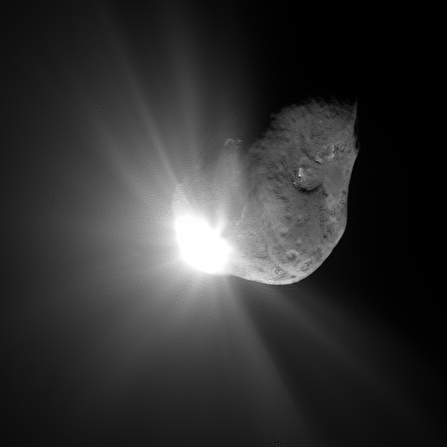 Tempel 1 comet from Deep Impact space probe