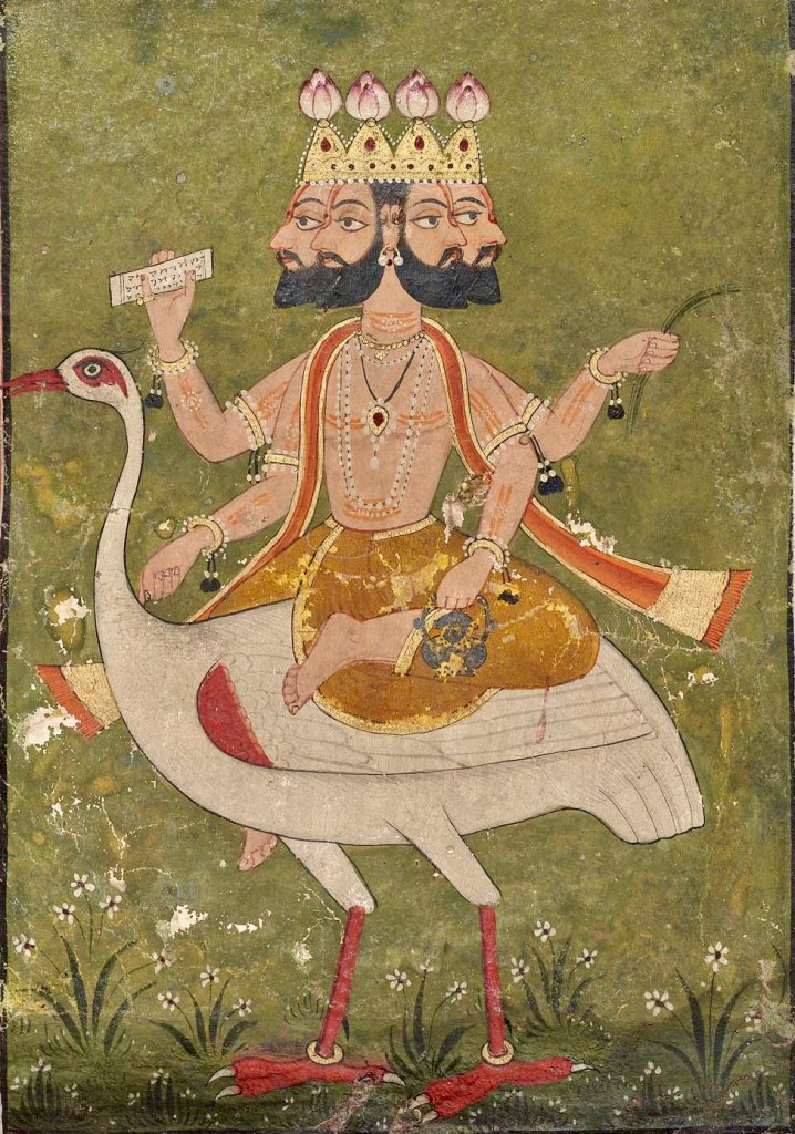 Brahma, by which long Hindu time is measured